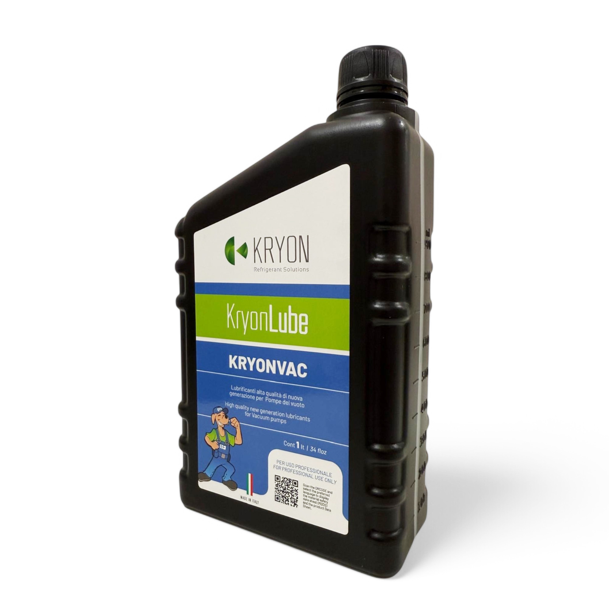 KryonVac - olio per pompe vuoto semi-sintetico (ottimizzato per prestazioni eccellenti) - singola confezione da 1 litro