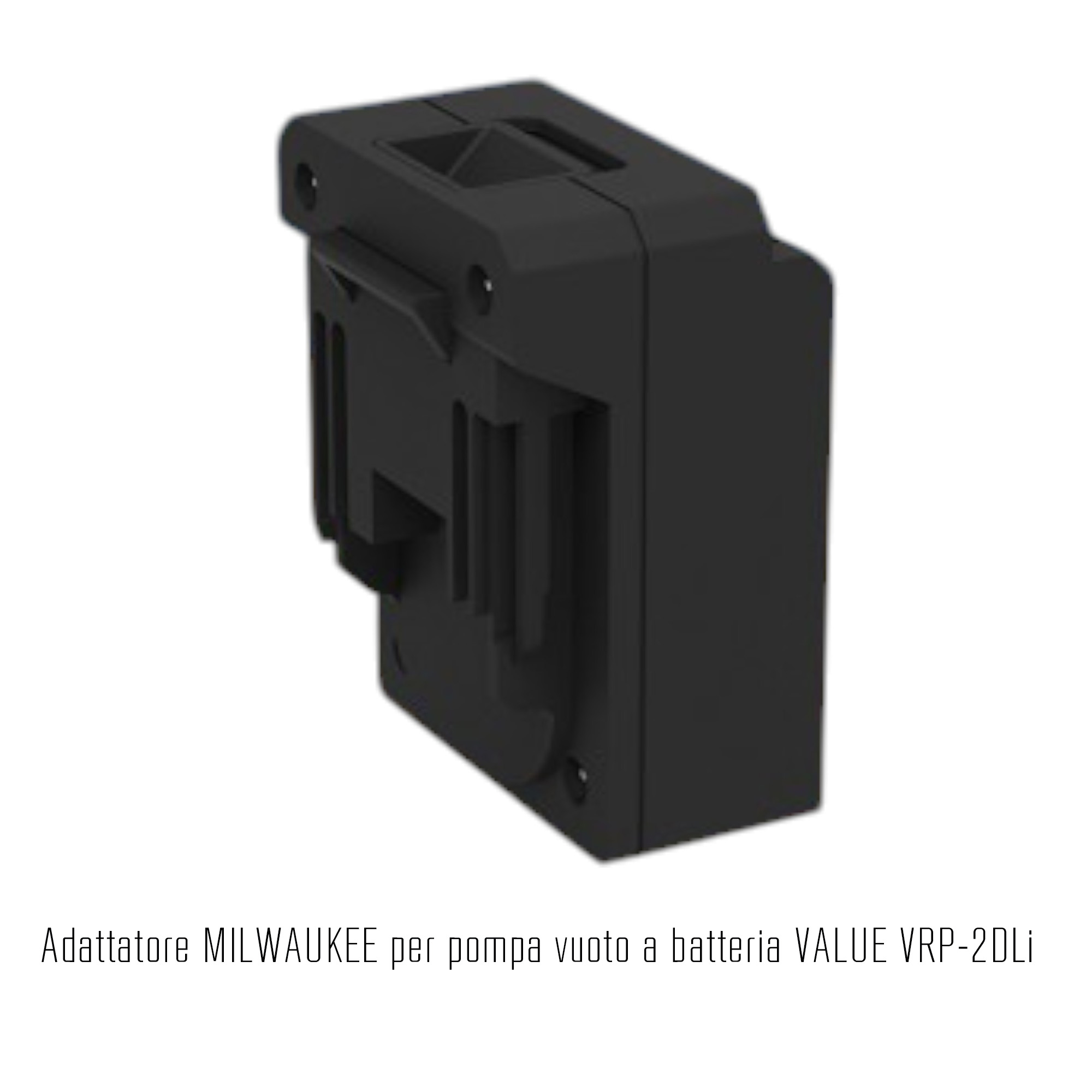 Adattatore per batteria Milwaukee per pompa vuoto a batteria VALUE VRP-2DLi