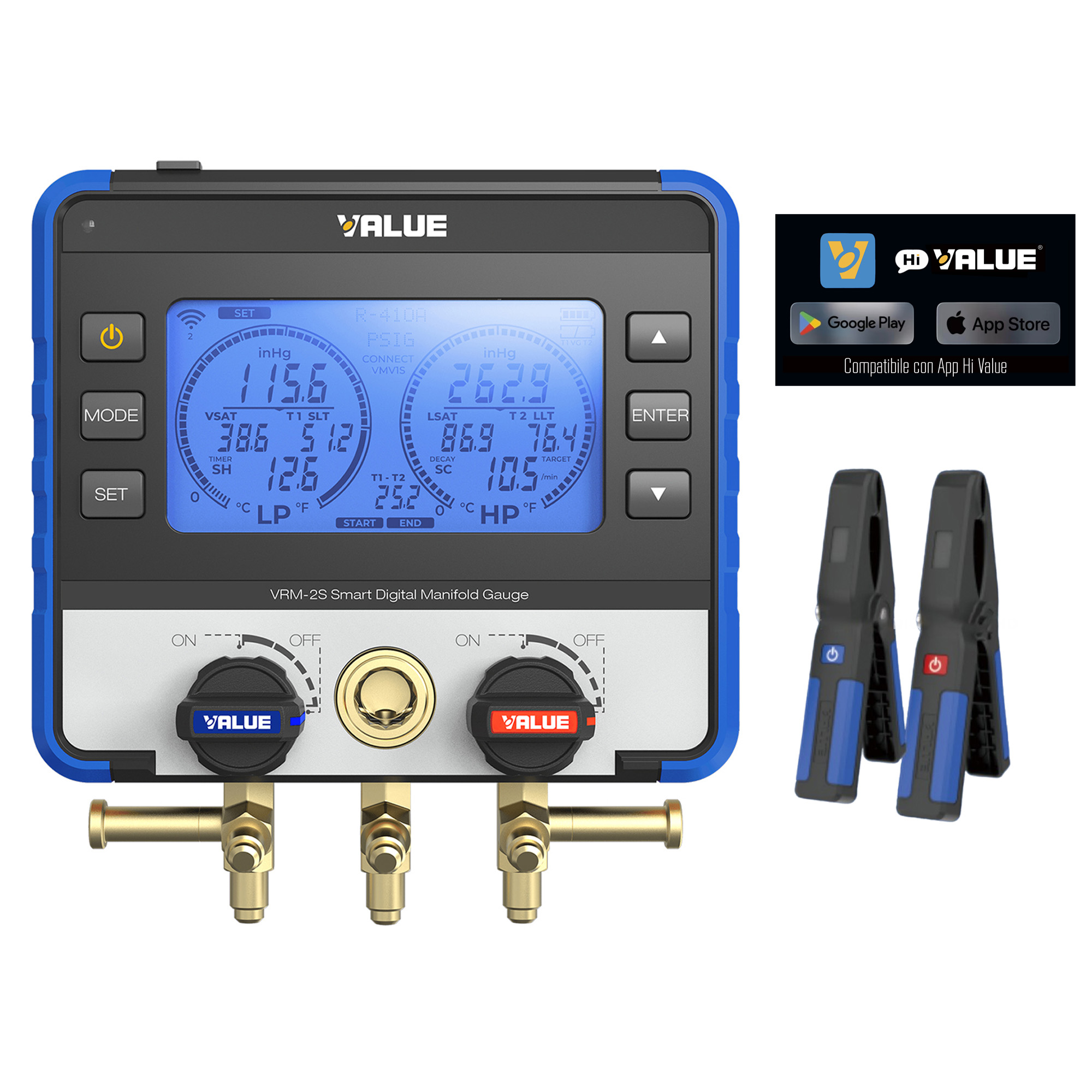 VALUE Smart Digital Manifold Gauge VRM-2S