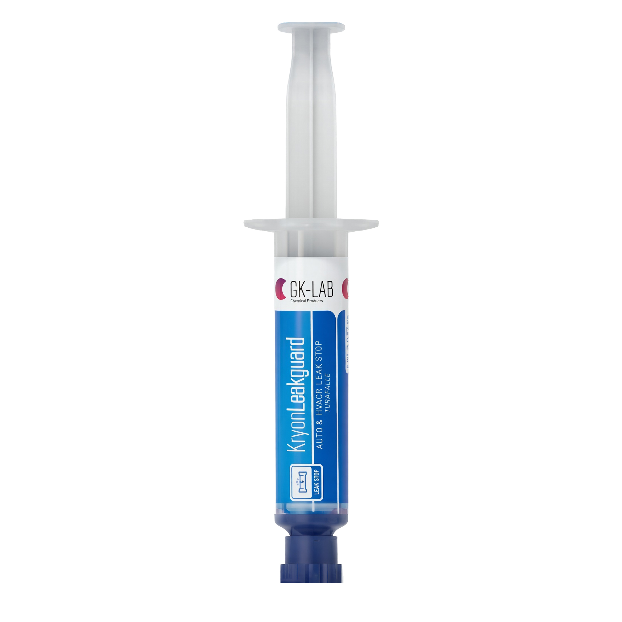 GK-Lab KryonLeakGuard Turafalle per Riparazione Microperdite nei Sistemi HAVCR e AUTO - Siringa da 8 ml.