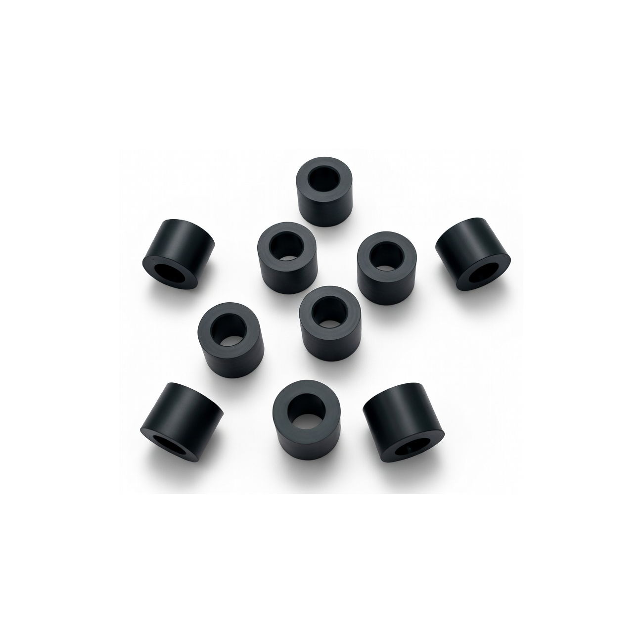 Set guarnizioni per tubi di carica gas refrigeranti PRO GKTools - attacco ¼ e 5/16, in gomma nitrilica HNBR alta qualità nera - confezione n° 10 pezzi