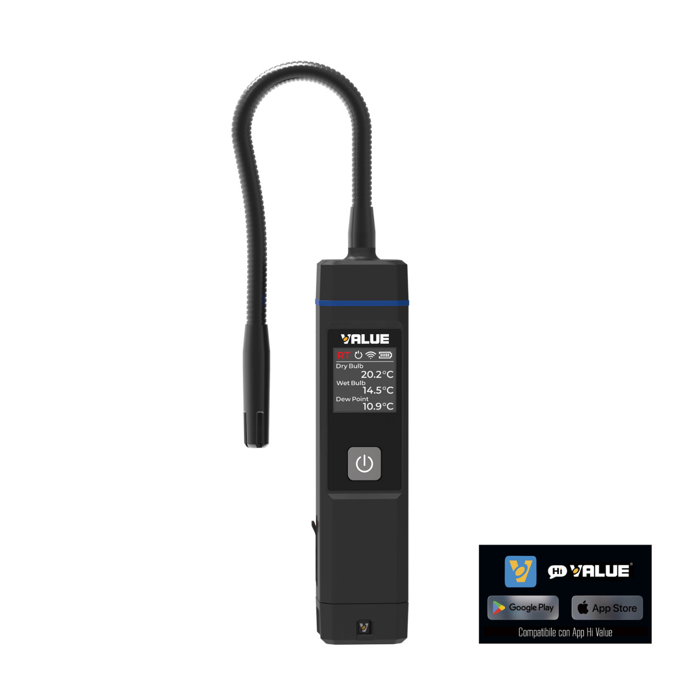 VALUE Bluetooth Psychrometer with Digital Display VSH1