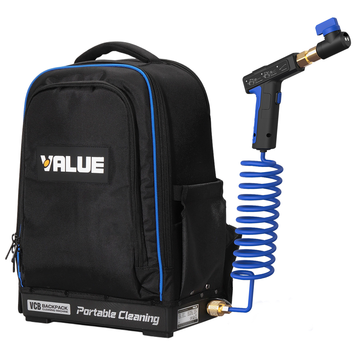 VALUE Portable Battery-Powered Pressure Washer for HVACR Systems VCB-1Li – Two Pressure Levels (4.5 and 6.5 bar) – Flow Rate 1.8 Litres/Minute