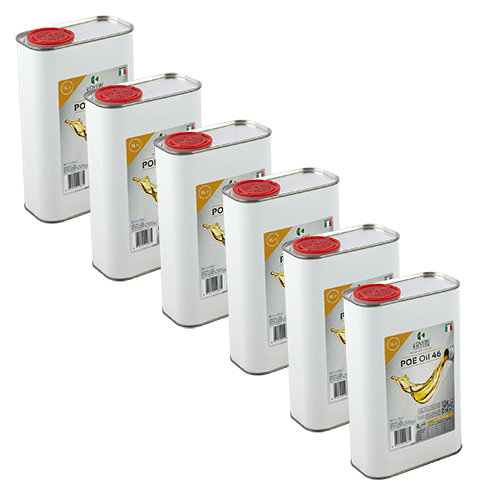 Lubricant oil Kryon® POE 46 - Carton with # 6 cans - 1 Liter