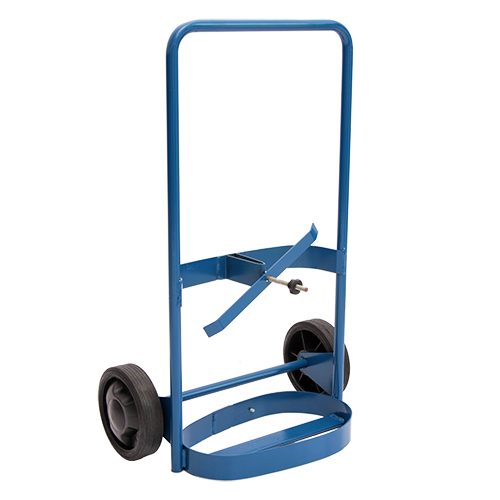 Steel made two-cylinder cart - Ox/Ac - suitable to hold and move 2 cylinders 5 lts.