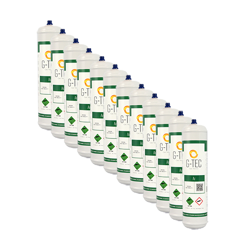 Cylinder G-Argon da 0,95 lt / 0,112 mc - pack of 12 pieces
