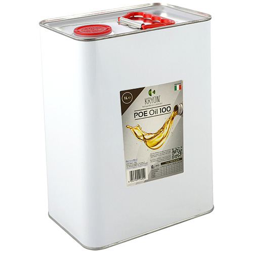 Lubricant oil Kryon® POE 100 - Carton with # 4 cans - 5 Liters