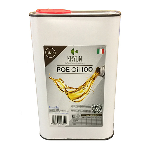Lubricant oil Kryon® POE 100 - Carton with # 6 cans - 1 Liter