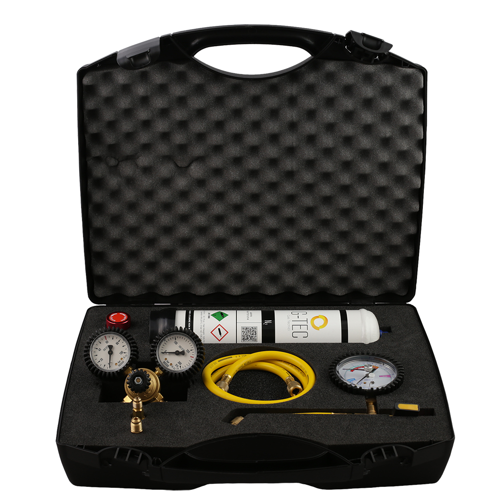 K-Leak Tester N2 AUTO - Kit cercafughe azoto per impianti condizionamento auto (adatto anche per collegamento a bombole industriali) - Foto 1 