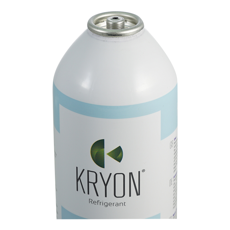 R134a Kryon® 134a conf.ne 12 bombolette alluminio aerosol - 750 ml/800 gr. 30 Bar - valvola B188 std. 7/16 EU - Foto 3