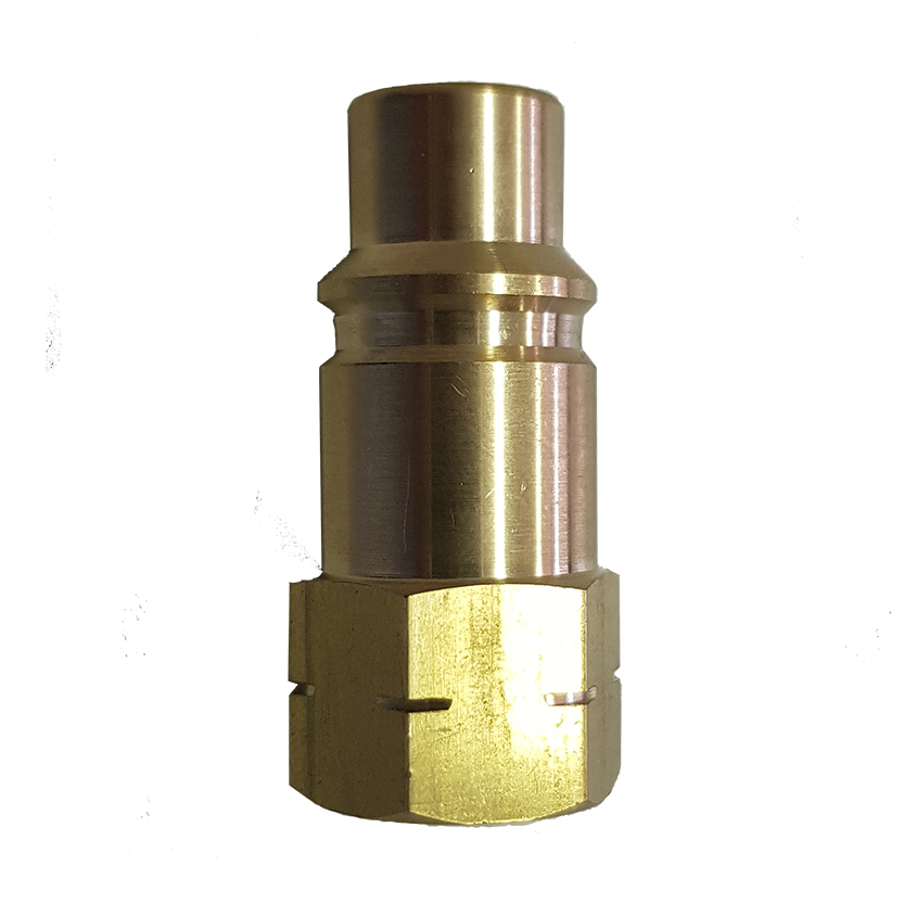 HFO1234yf - valve adapter inlet 1/2 - 16 ACME female LH (left hand) - outlet male HP J2888