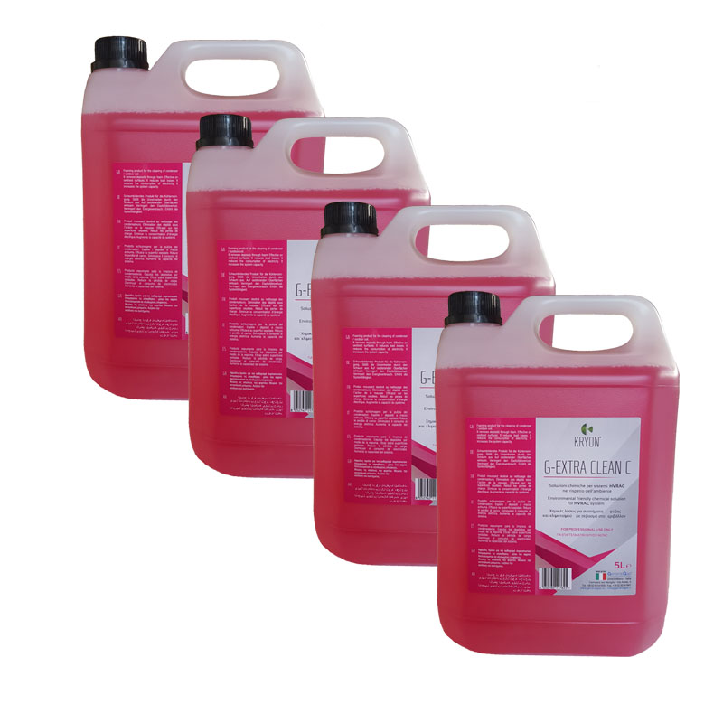 G-Extra Clean C - Condenser cleaning and oxide removal - acid based - N°4 tanks cap. 5 Liters