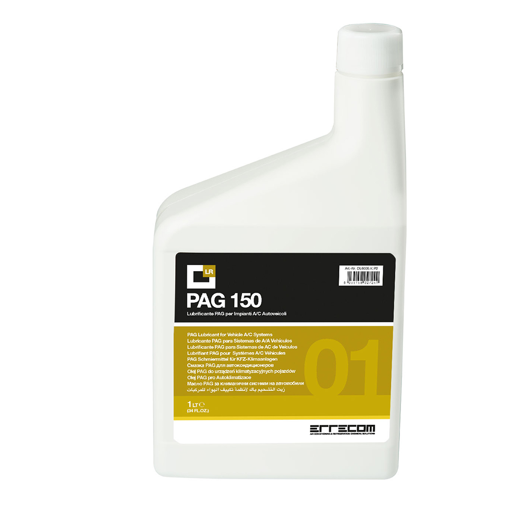 12 x AUTO PREMIUM PAG 150 Lubricant oil - Plastic Tank 1 lt - Package # 12 pcs (total 12 liters)