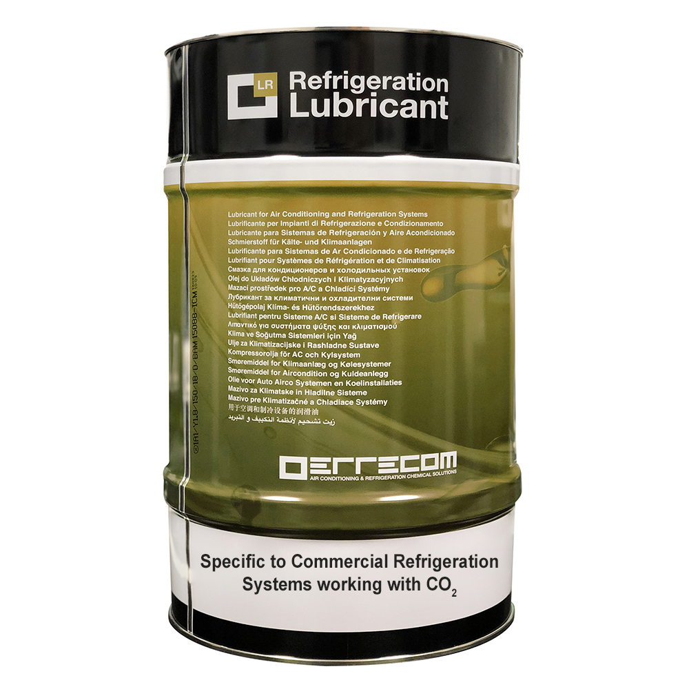 Commercial Refrigeration Polyol Ester (POE) lubricant oil specific to CO2 Errecom 55 - Metal Tank 25 liters - Package # 1 pc.