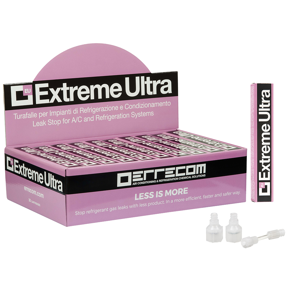 30 x Turafalle per impianti RAC + Adattatori 1/4 SAE e 5/16 SAE + Flessibile - EXTREME ULTRA - cartuccia 6 ml - Confezione n° 30 pz