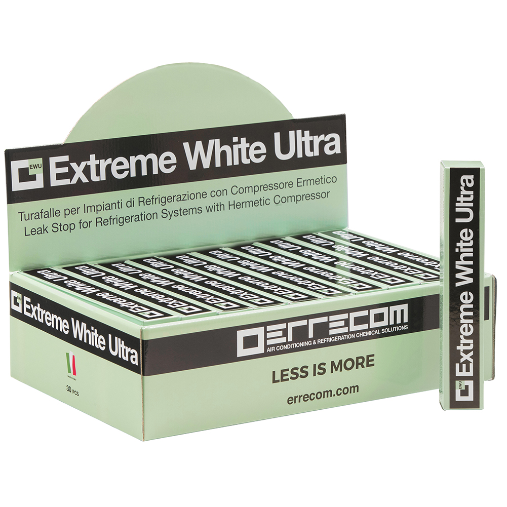 30 x Turafalle per Impianti di Refrigerazione con R290 e R600a (senza adattatori) - EXTREME WHITE ULTRA - cartuccia da 6 ml - Confezione n° 30 pz