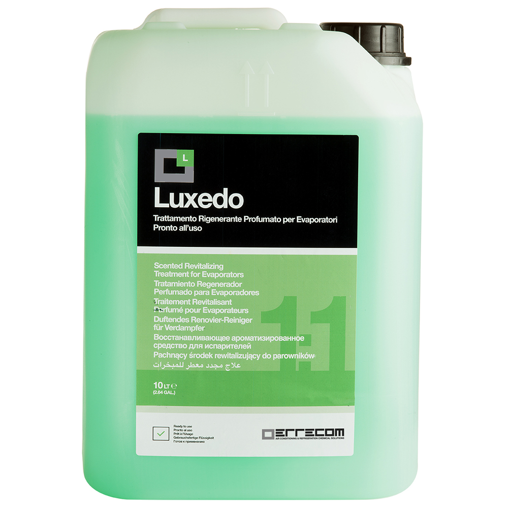 Purifying treatment for Surfaces and Evaporators - Ready to Use - LUXEDO - 10 lt - Package # 1 pc. - Disinfectant registered in Germany (N-69541)