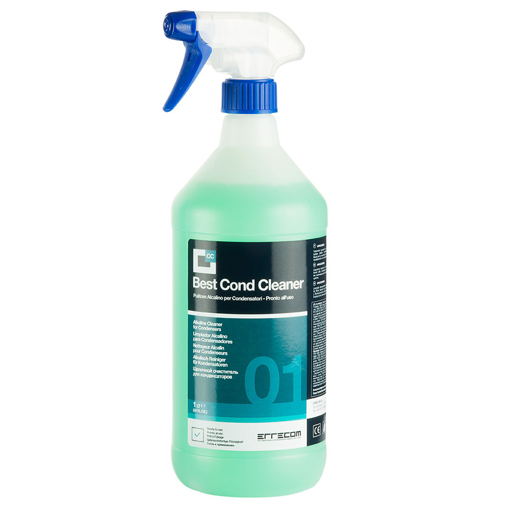 Pulitore Alcalino Spray per Condensatori - BEST COND CLEANER - 1 lt - Confezione n° 6 pz.
