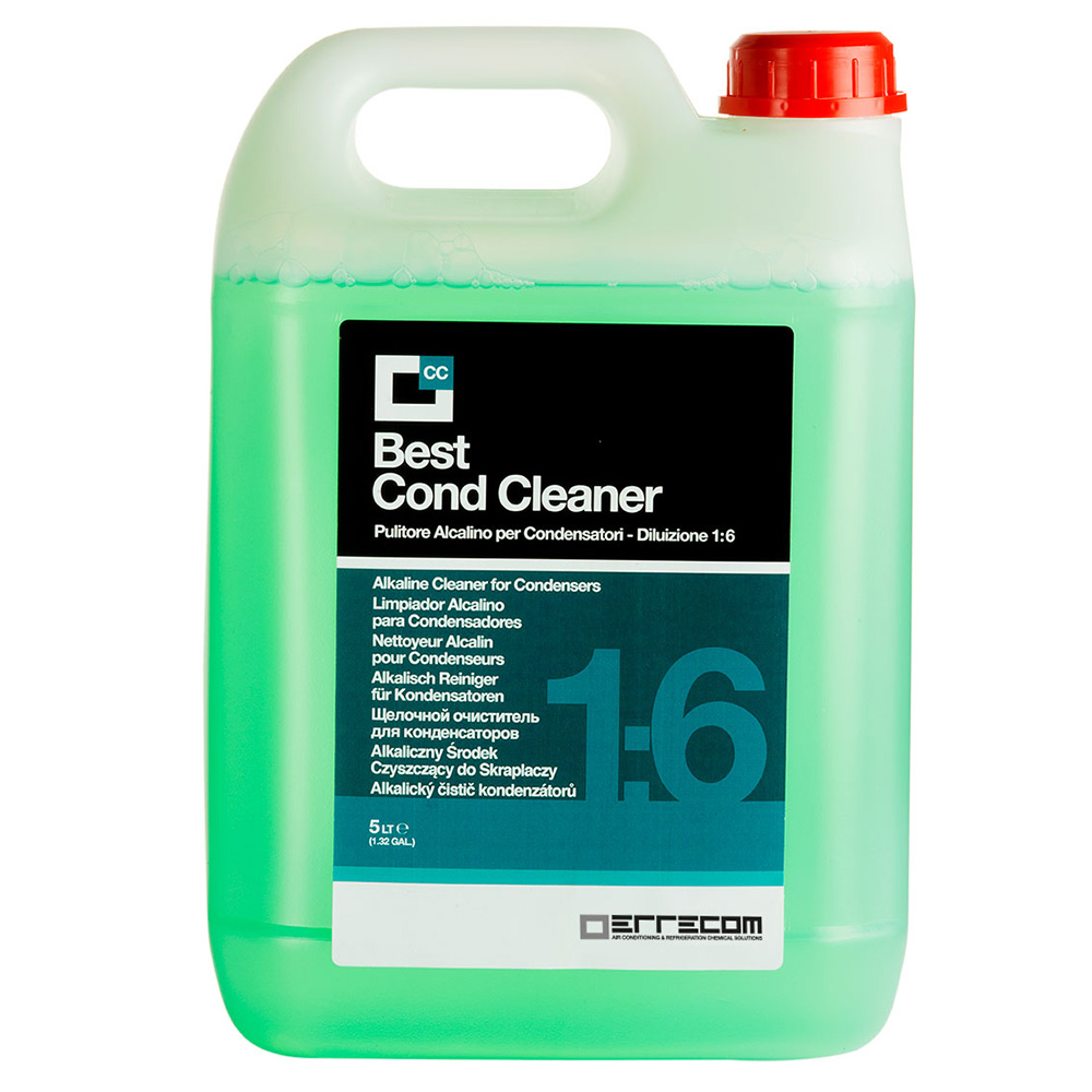 Pulitore Alcalino Liquido concentrato per Condensatori - BEST COND CLEANER - 5 lt - Confezione n° 2 pz.