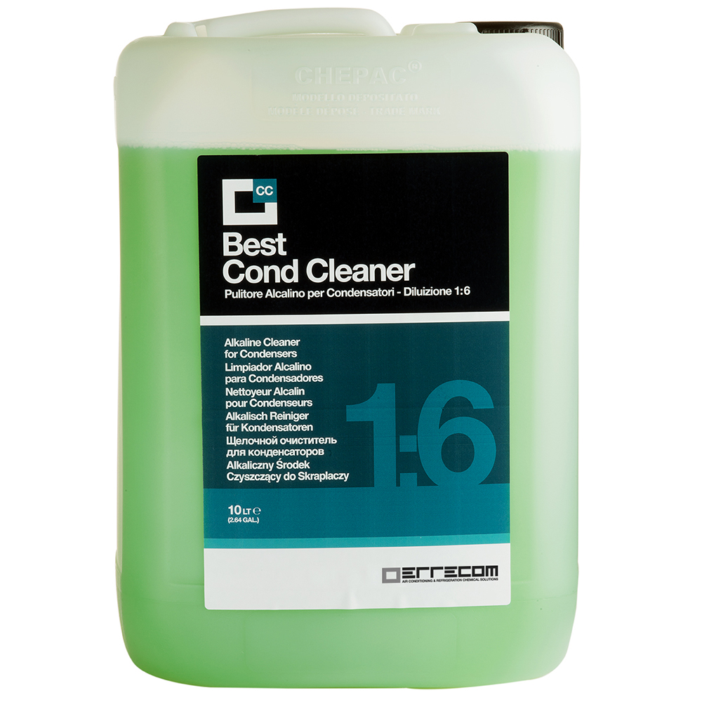 Concentrated Condenser Alkaline Liquid Cleaner - BEST COND CLEANER - 10 lt - Package # 1 pc.