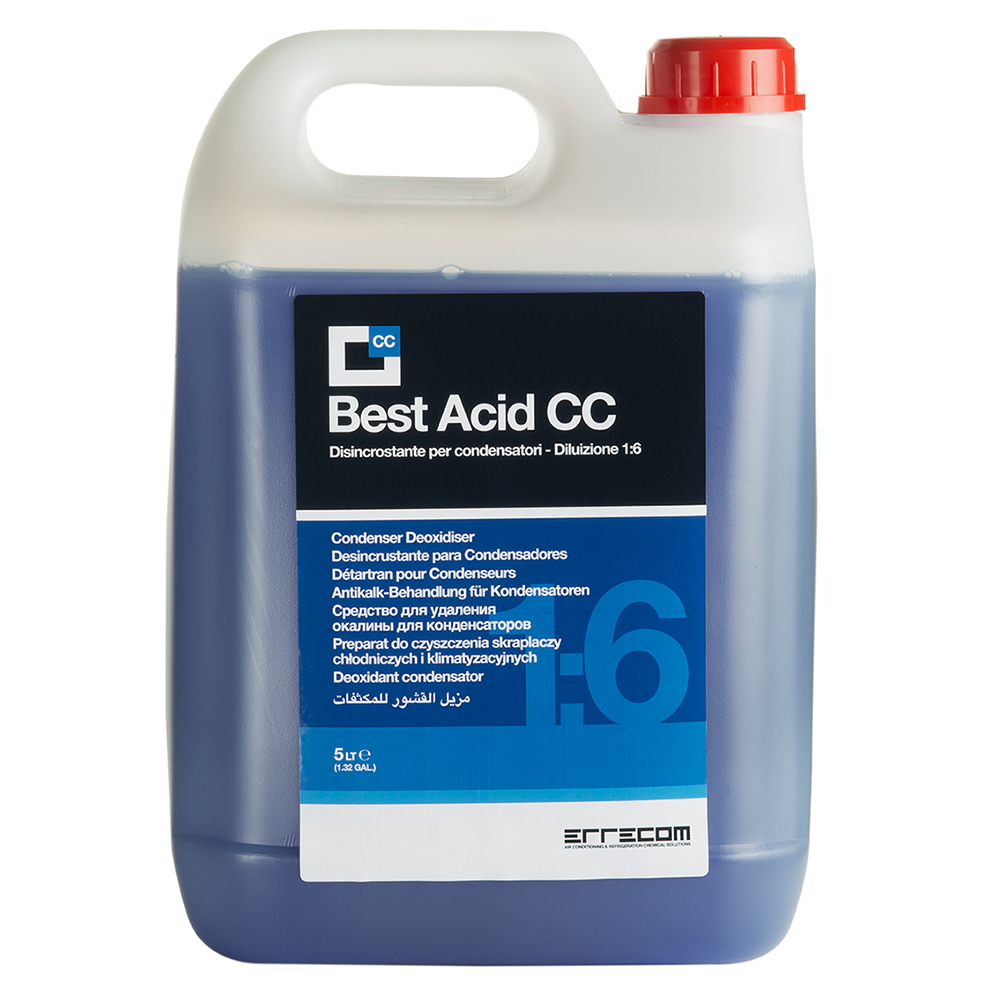 2 x Concentrated Condenser Acid Liquid Deoxidiser - BEST ACID COND CLEANER - 5 lt - Package # 2 pcs