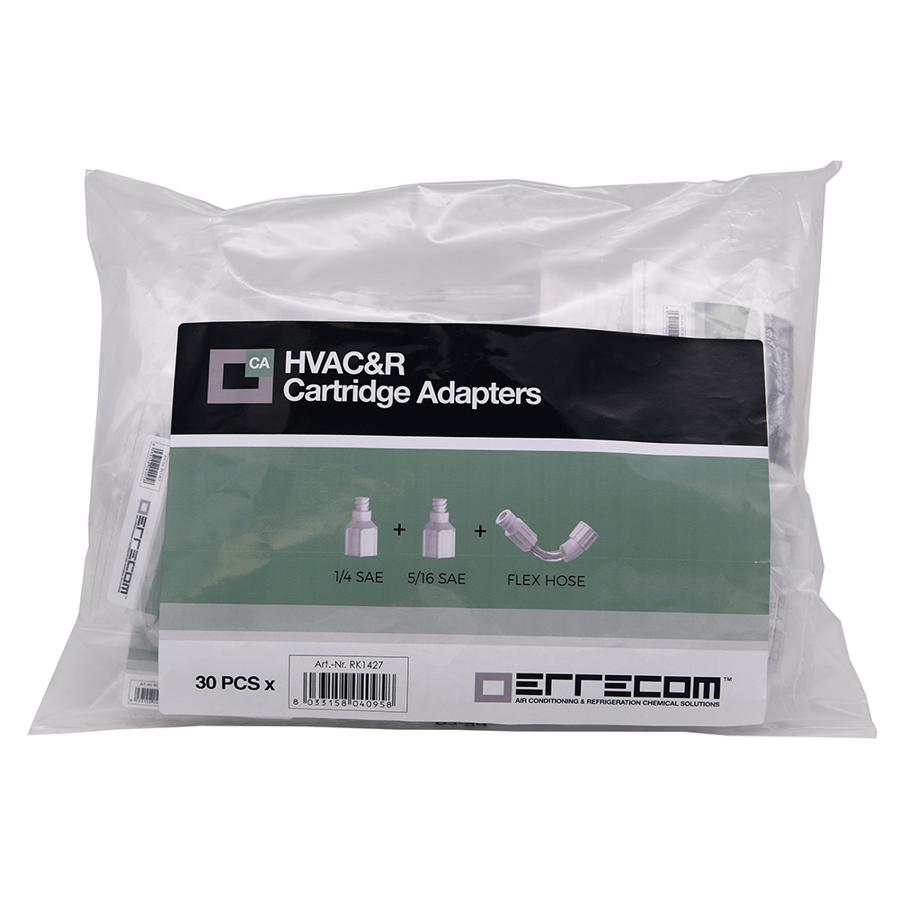 30 x Plastic Adapters R&AC Kit for Syringes ULTRA System and Dyes - 1/4 and 5/16 SAE + Flex Adapter - Package # 30 Kit