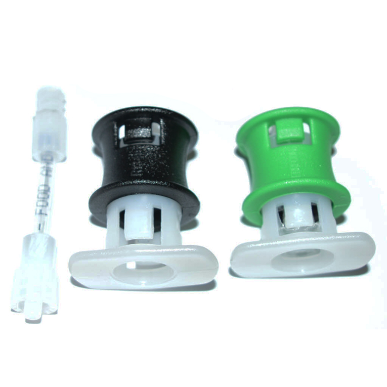 30 x Kit Adattatori AUTO in Plastica per Siringhe Sistema ULTRA e Dyes - R134a e HFO 1234yf + Tubo Flessibile - Confezione n° 30 Kit - Foto 2