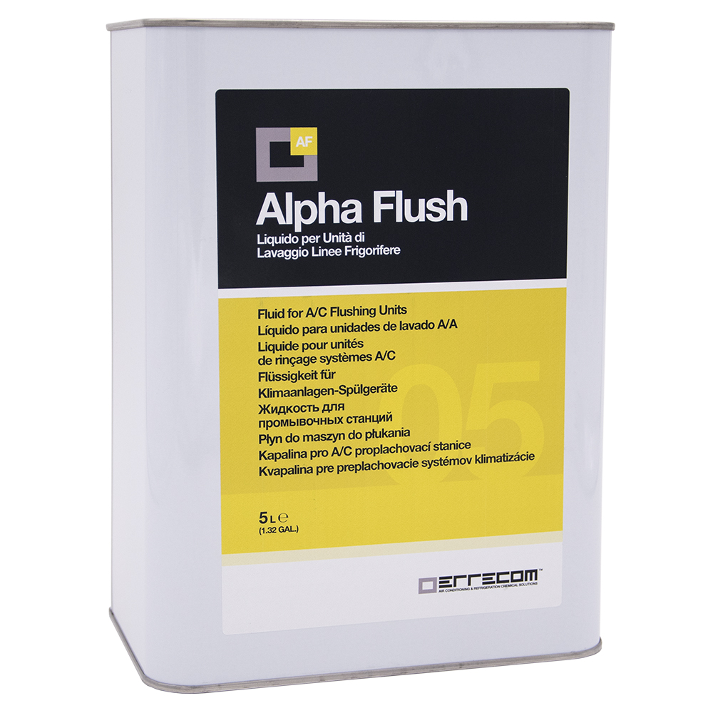 2 x Fluid for Automatic Flushing Systems of Refrigeration Lines - ALPHA FLUSH - 5 lt - Package # 2 pcs