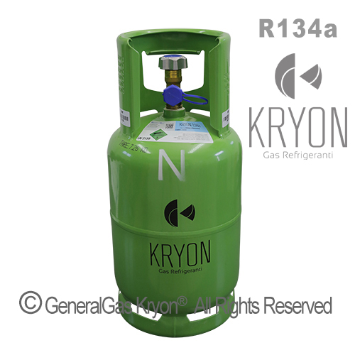 R134a Kryon® in Bombola a Rendere 13 Lt - 12 Kg - valvola 21,7 x 1/14 RH - Foto 1 