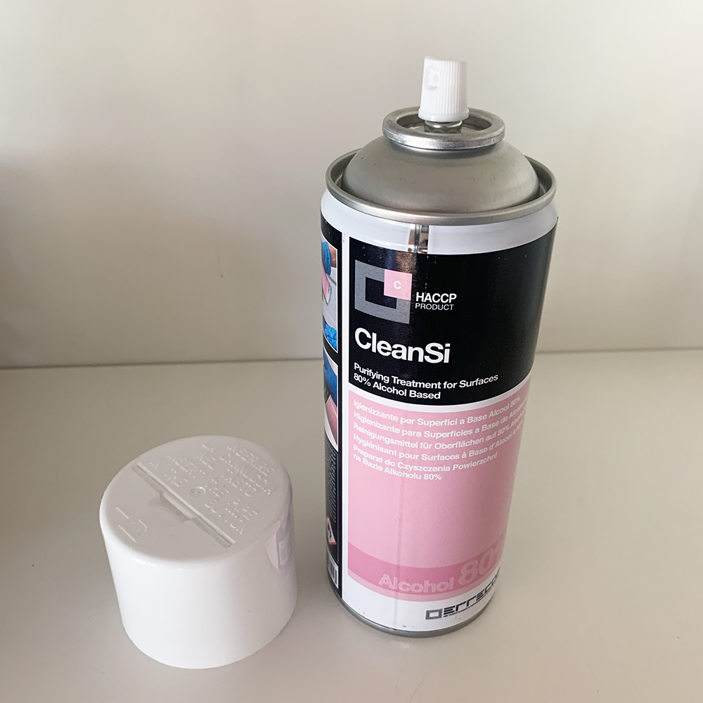 CleanSi - Spray Igienizzante per Superfici a Base Alcool 80% - 400 ml - Disinfettante registrato in Germania (N90037) - confezione n° 12 bombolette - Foto 3