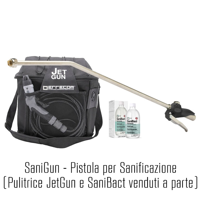 SaniGun pistola per Sanificazione (da utilizzare con Jet Gun pulitrice portatile a tracolla, con alimentazione a batteria) - Foto 1 