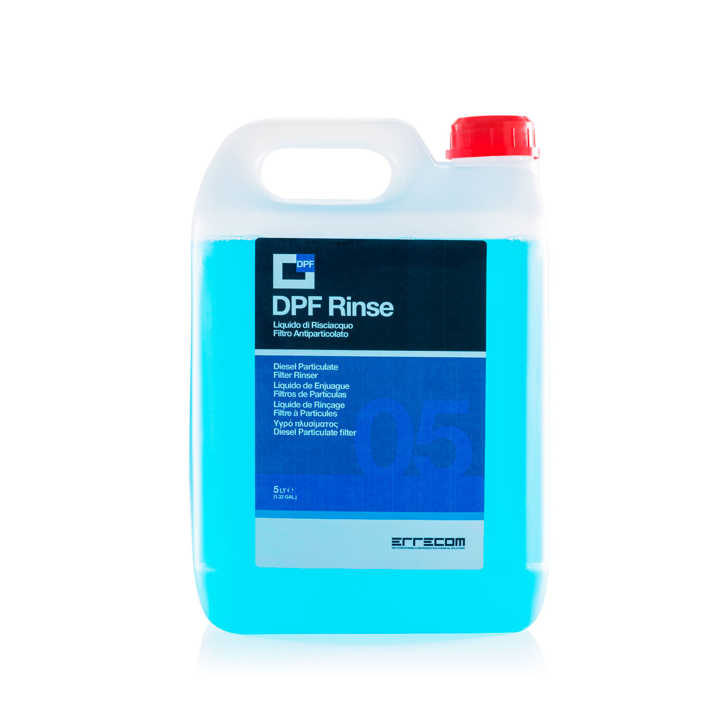 2 x DPF RINSE - Liquid for the Rinsing of Diesel Particulate Filters - 5 liters - Package # 2 pcs.
