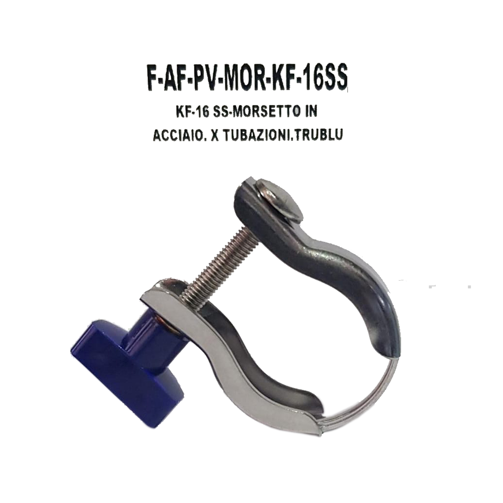 Spare part for TruBlu Vacuum Hose KF-16 SS - Stainless steel clamp