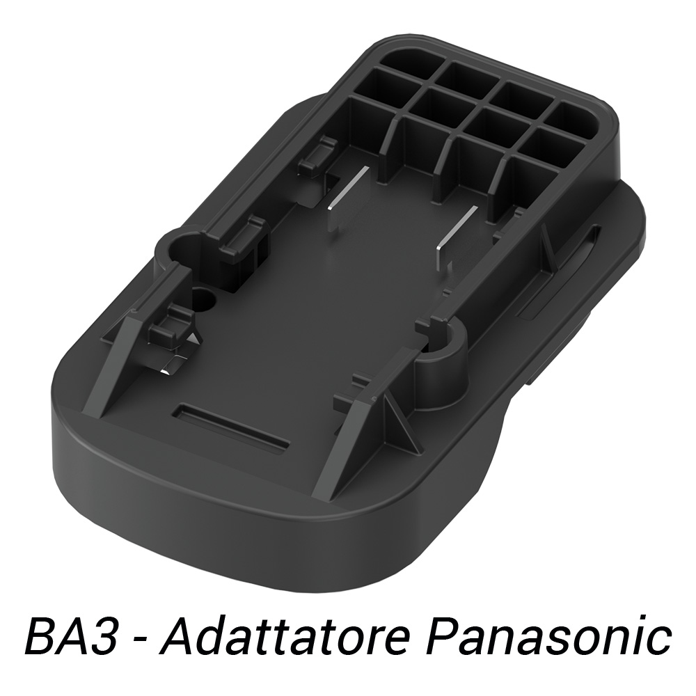 Battery adapter (for Panasonic batteries) - accessory to vacuum pump 2F1BR