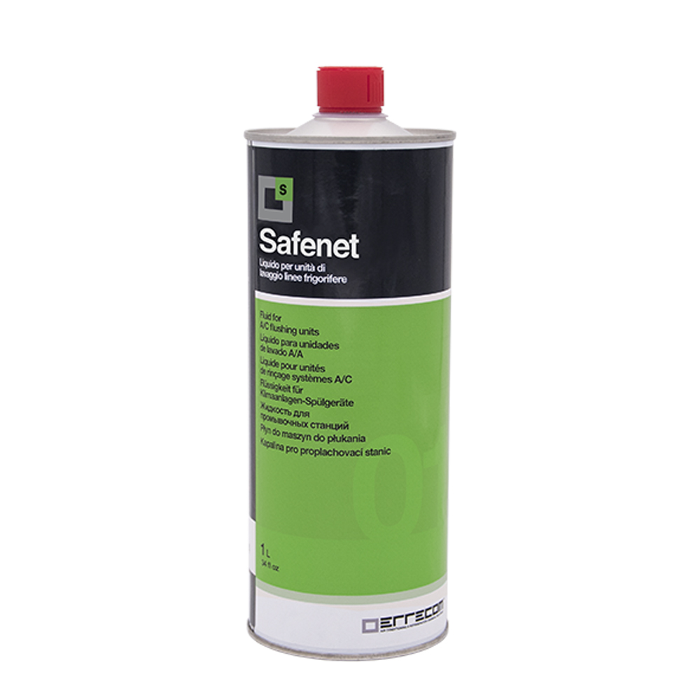 SAFENET Non-flammable refrigeration flushing fluid with high evaporation level - metal container 1 liter