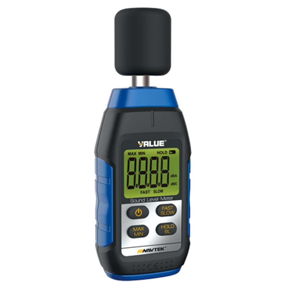 Value VMS-1 Digital Sound Level Meter, Noise Tester, Decibel Detector 30-130dB