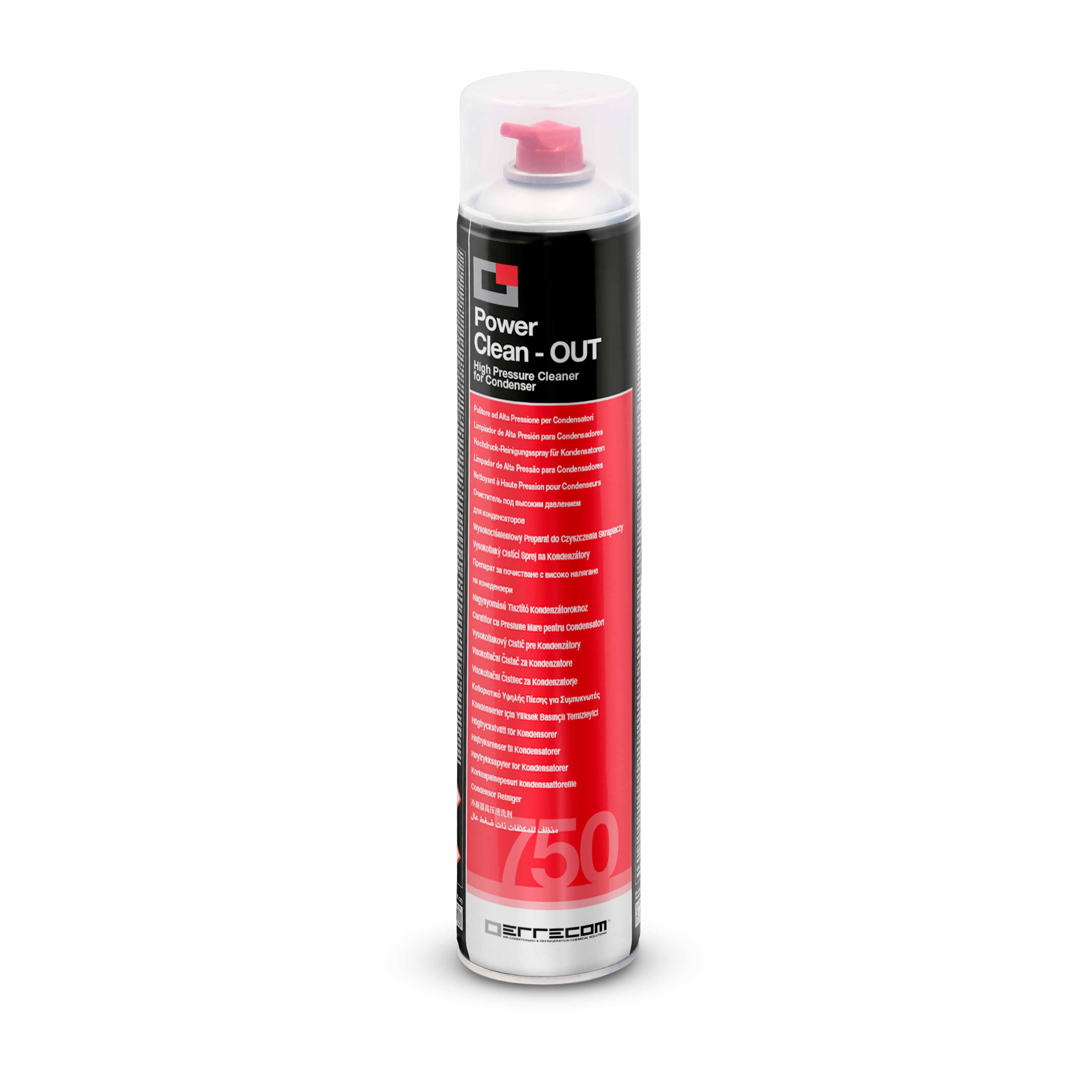 12 x High Pressure Cleaner for Condensers - POWER CLEAN OUT - 750 ml - Package # 12 pcs.