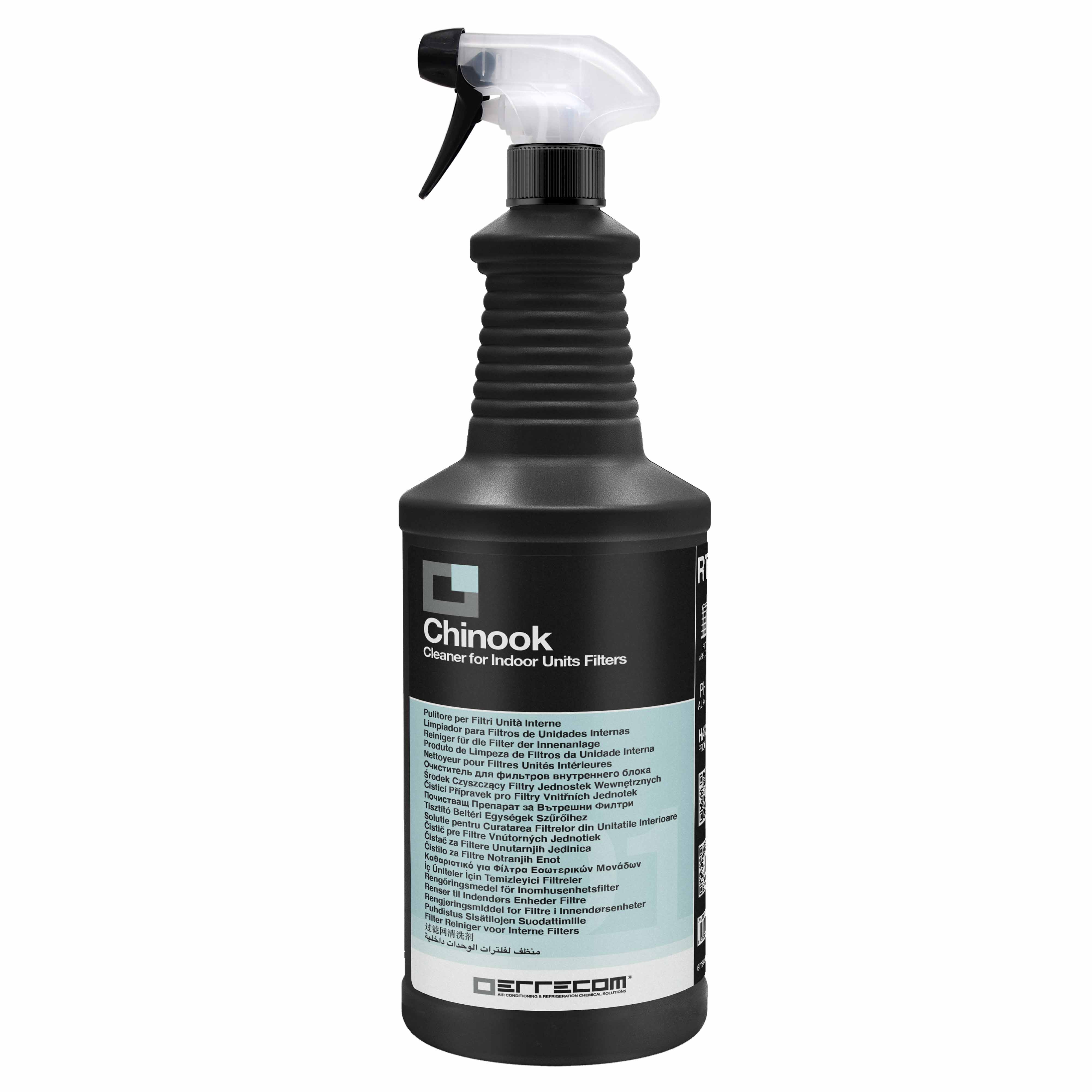 6 x Indoor Units Filter Spray Cleaner - Ready to Use - CHINOOK - 1 lt - Package # 6 pcs.