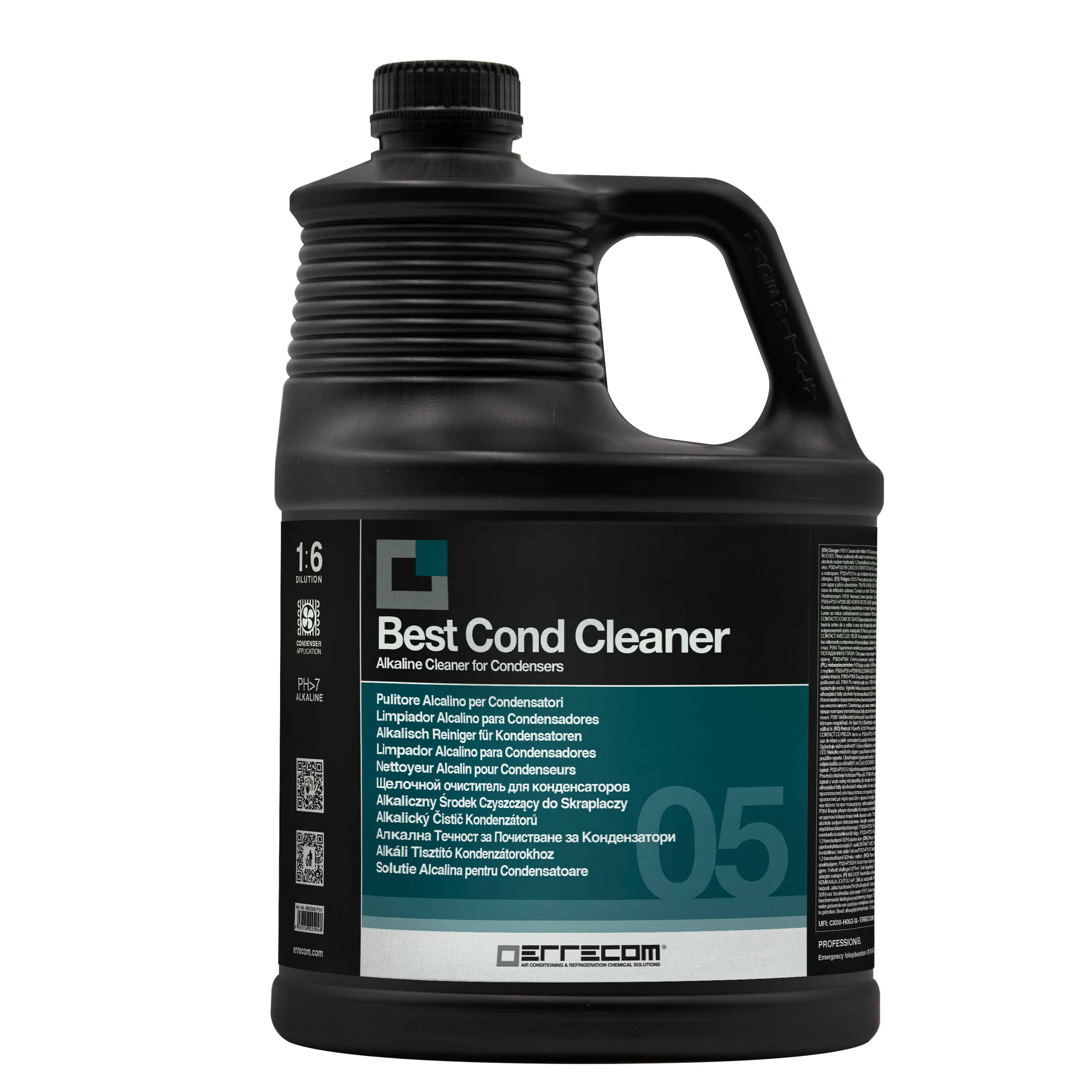 2 x Concentrated Condenser Alkaline Liquid Cleaner - BEST COND CLEANER - 5 lt - Package # 2 pcs.