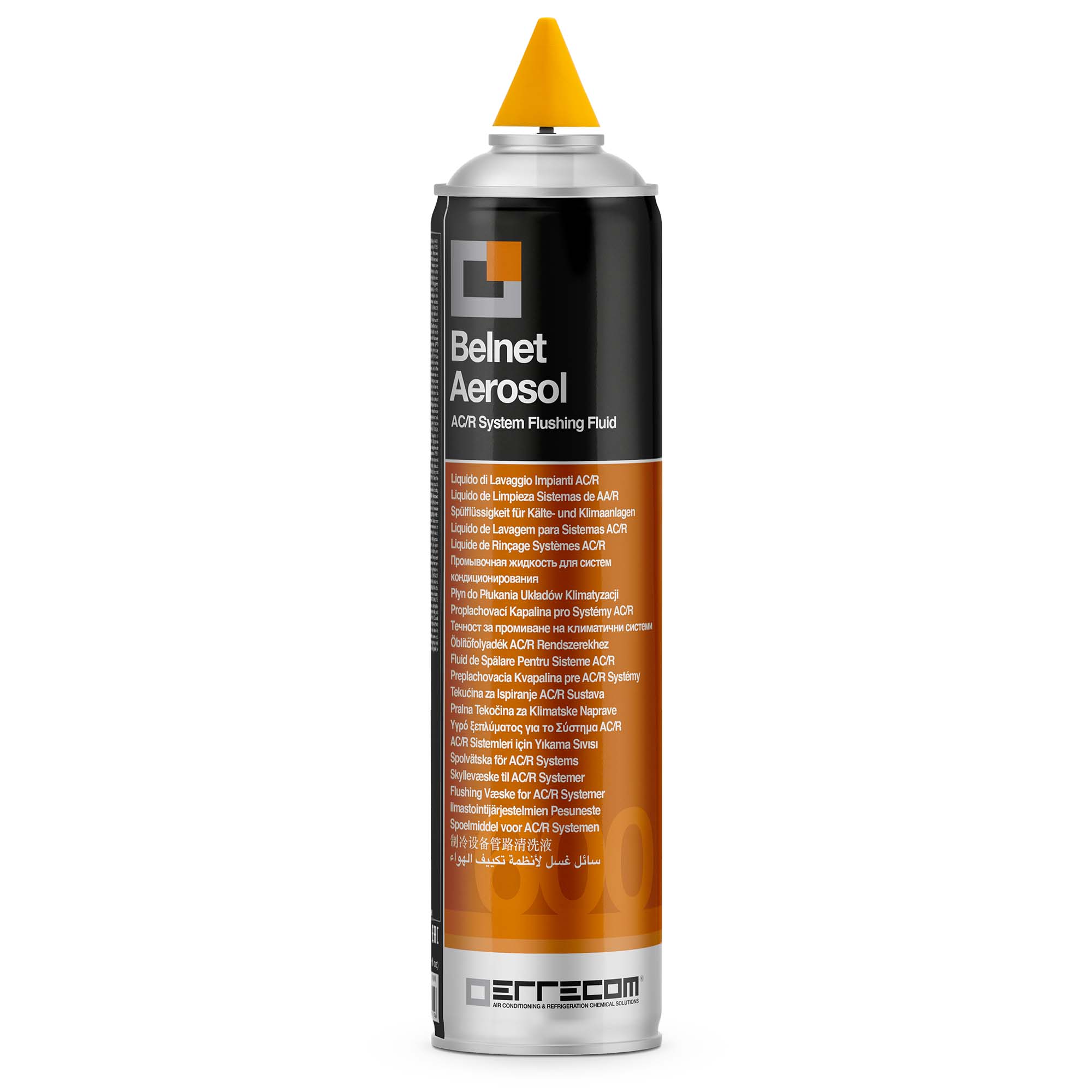 Refrigeration Lines Flushing Fluid with Rubber Cone - BELNET AEROSOL - 600 ml - Package # 12 pcs.
