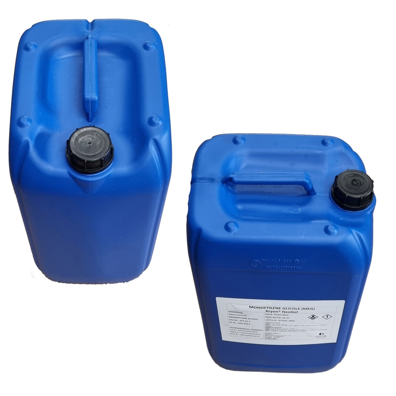 Kryon® NeoGel - Inhibited Polyethiylene Glycol (MEG) - plastic tank 25 Kg - colour blue