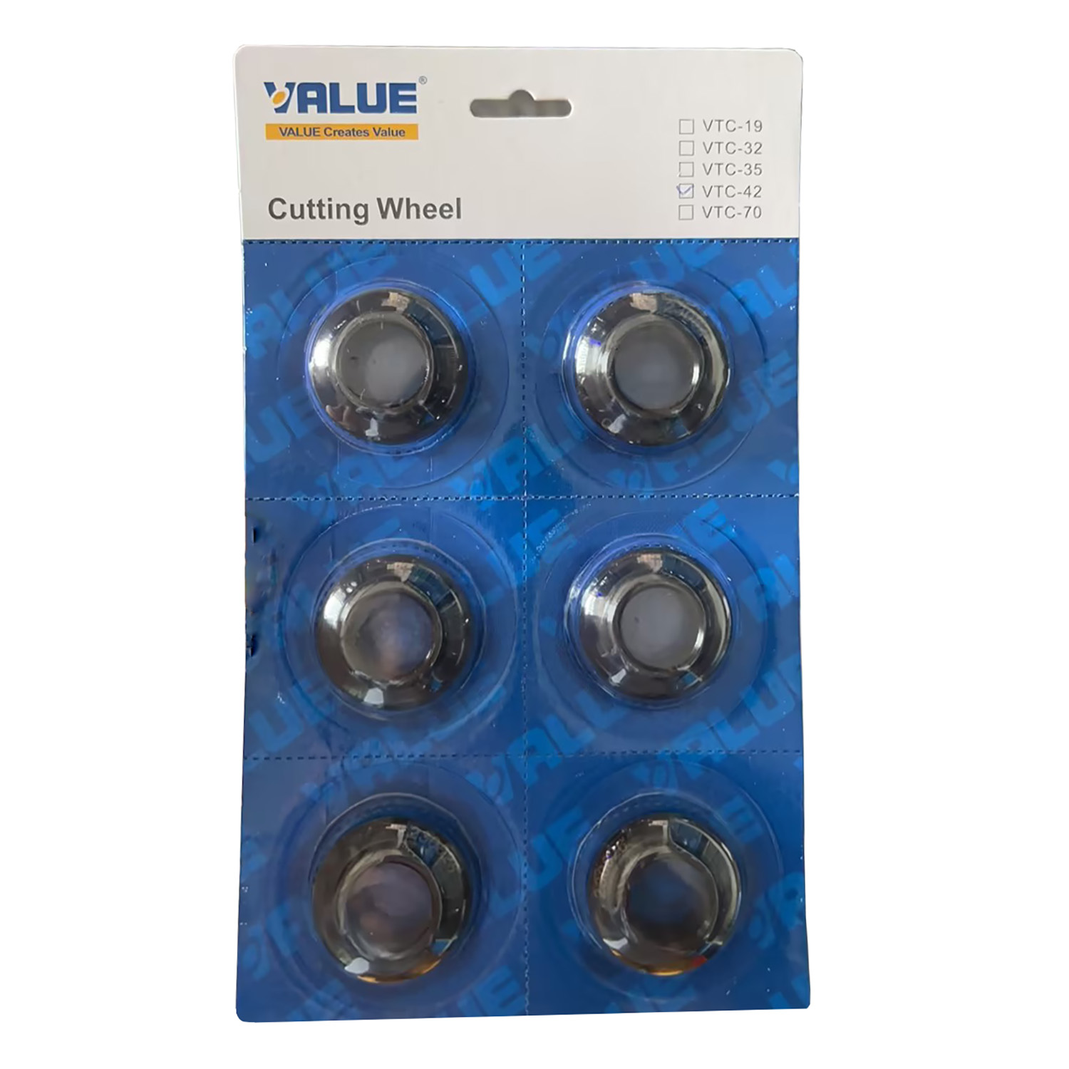 Spare blades for tube cutter VTC-42 (package with 6 blades) 