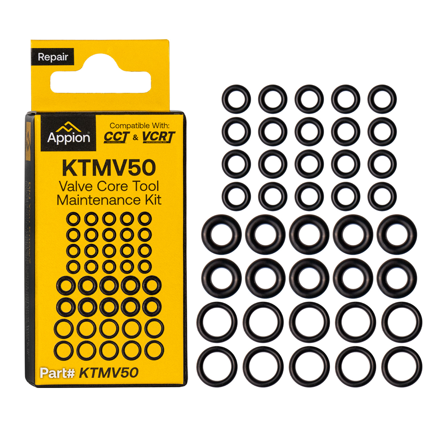 Valve Core Removal Tool & Core Control Tool Maintenance Kit - original Appion USA code KTMV50