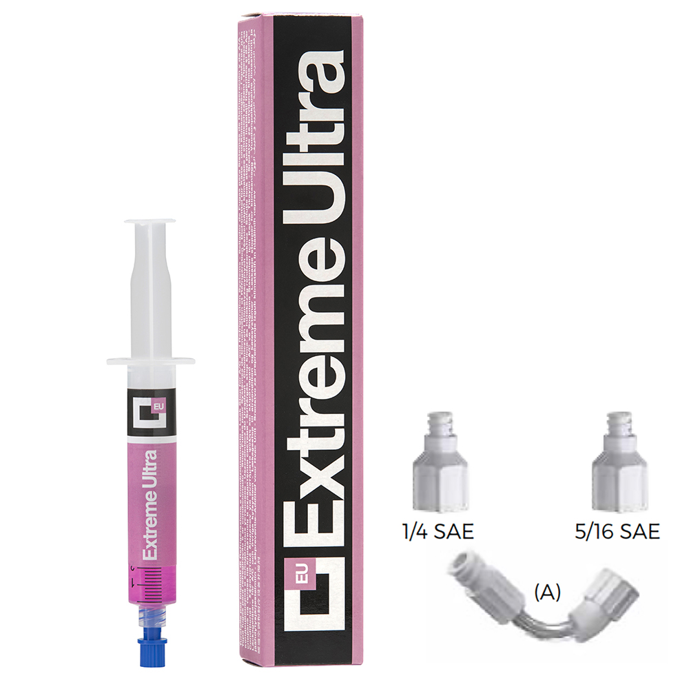 Turafalle per impianti RAC + Adattatori 1/4 SAE e 5/16 SAE + Flessibile - EXTREME ULTRA - cartuccia 6 ml - Confezione n° 1 pz