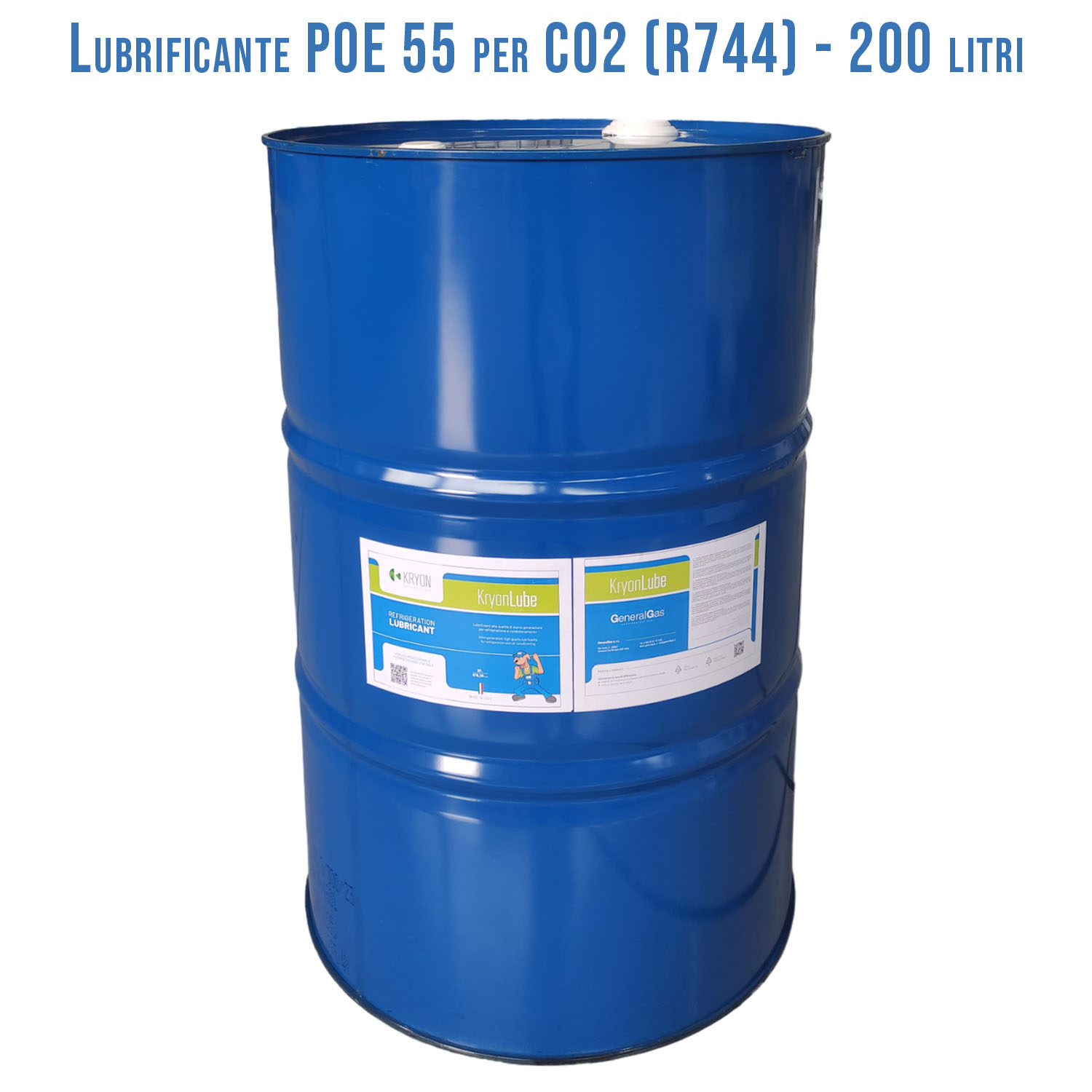Lubrificante HVACR KryonLube POE 55 CO2 - polyol estere  - Barile in metallo da 200 lt.