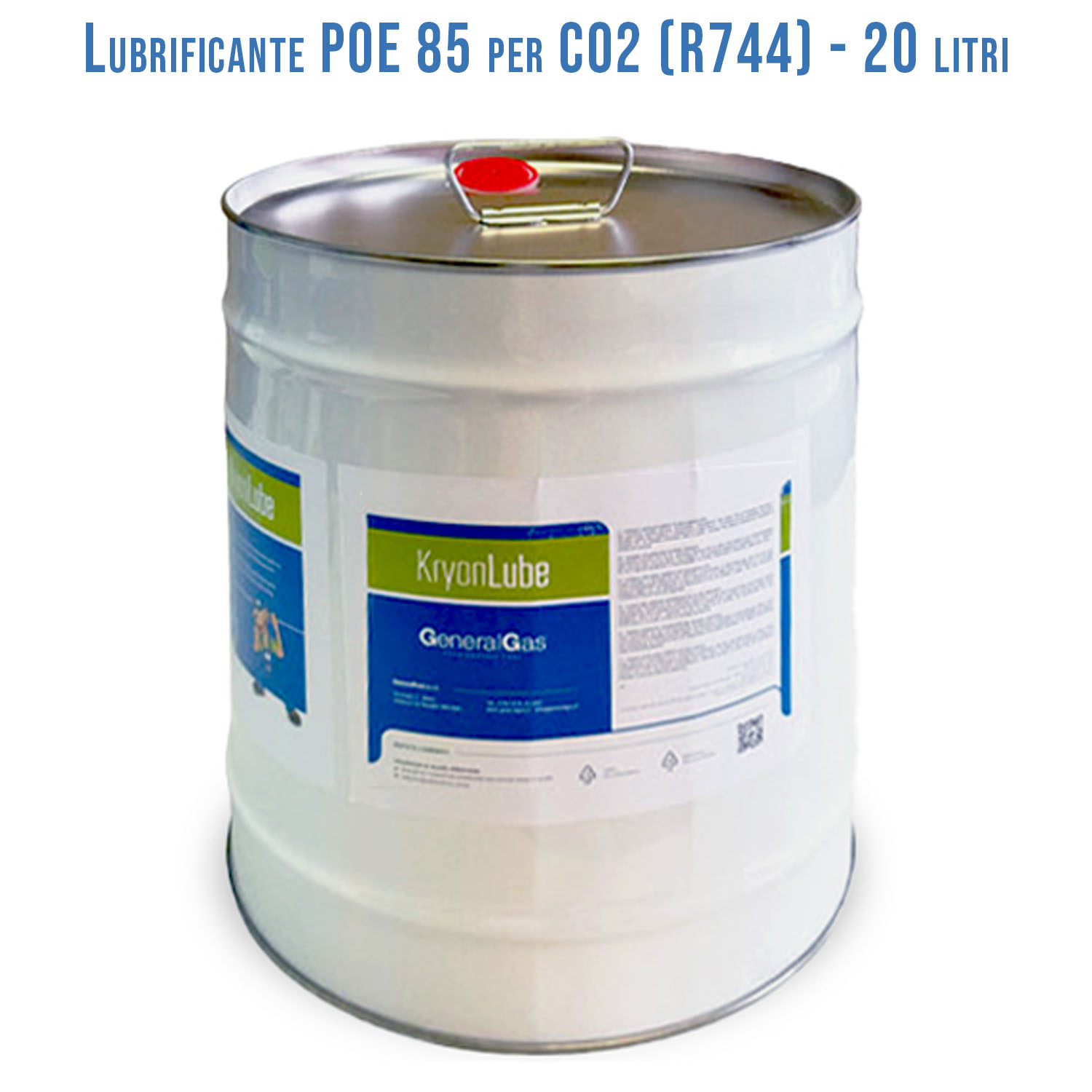 Lubrificante HVACR KryonLube POE 85 CO2 - polyol estere - Tanica in metallo da 20 lt.