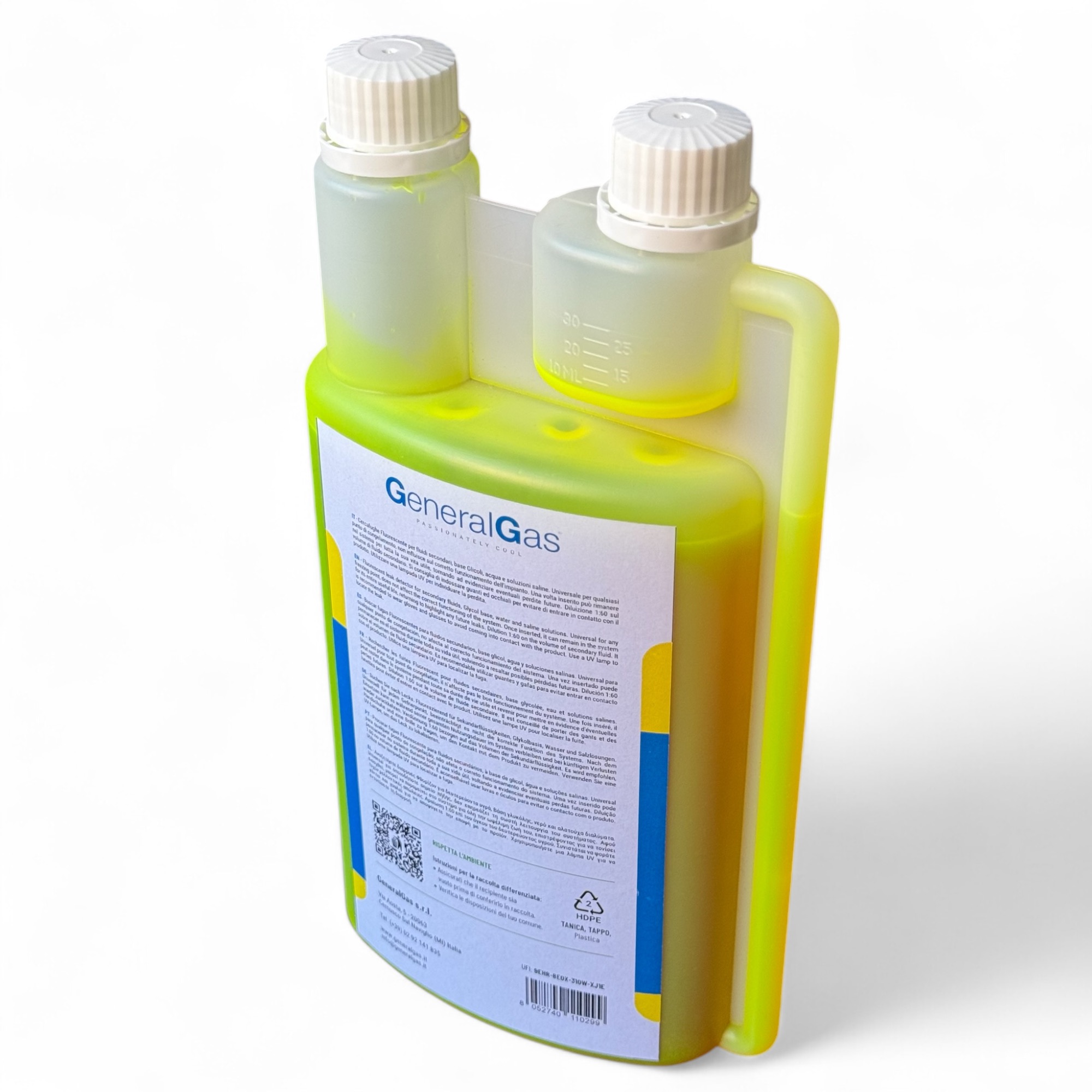 GK-Lab Tracciante Rivela Fughe per Impianti con Fluidi Base Glicole KryonSpy HeatEx - Flacone da 250 ml - Foto 2