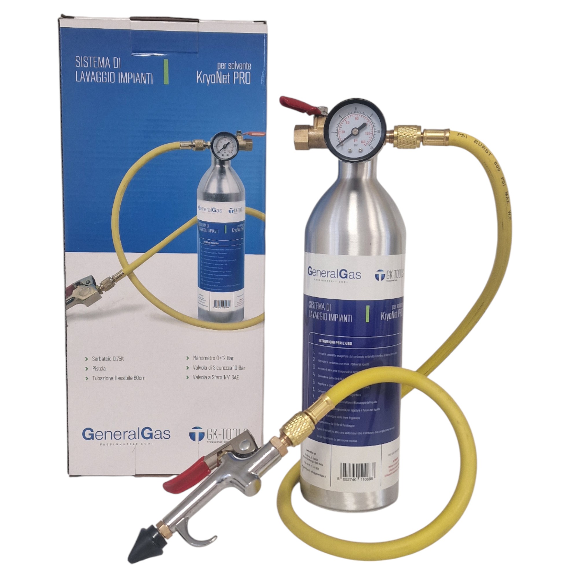 Solventi e Liquidi Lavaggio Linee Frigorifere GK-Lab in Vendita