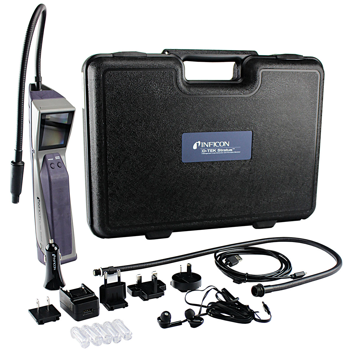 FieldPiece USA - DR58 - Cercafughe portatile di perdite di refrigerante a  diodo riscaldato con monitor LCD - rileva gas refrigeranti HFC e HFO