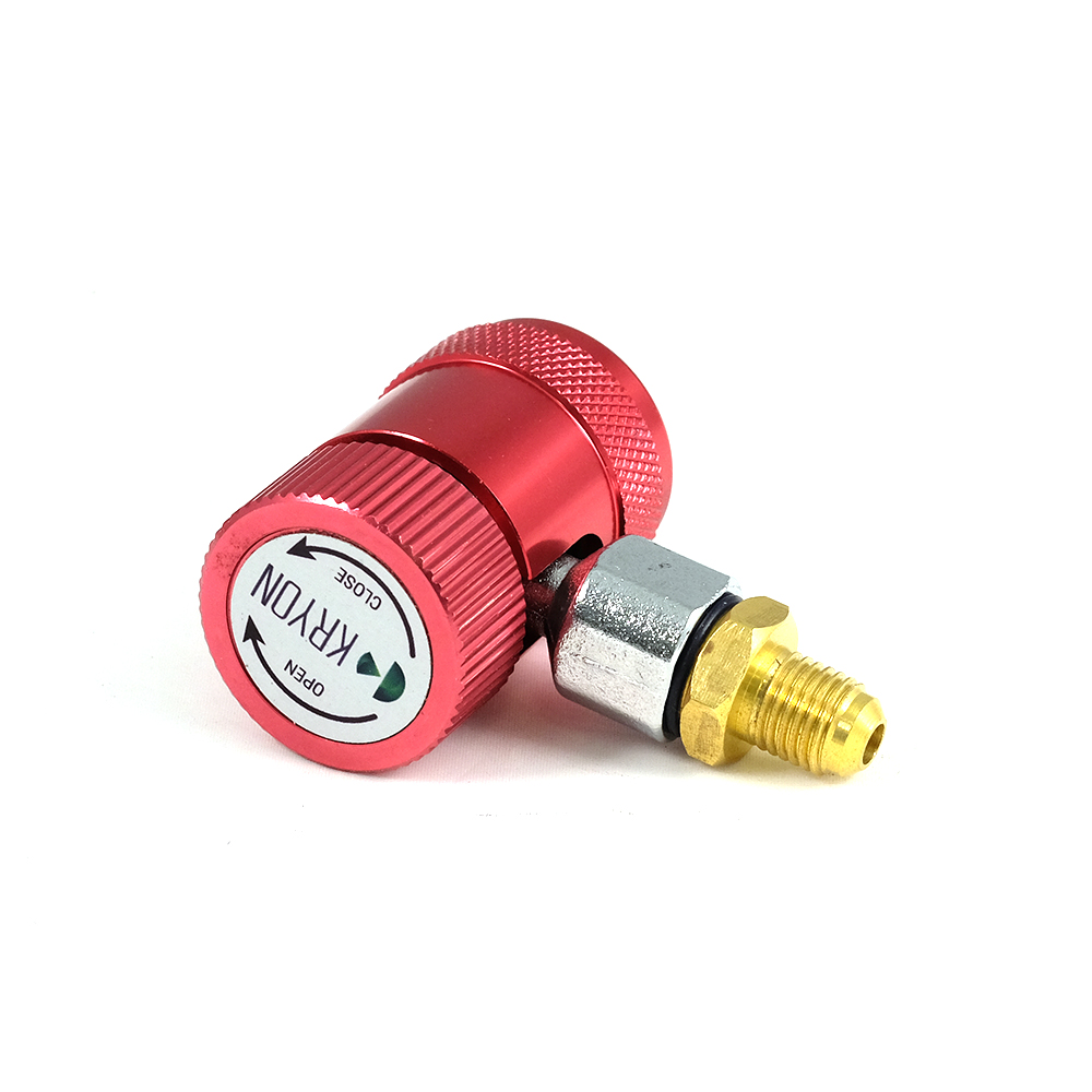 Adattatore A T Con Attacco Rapido Atyhao In Ottone, Filettatura 1/4 SAE, Per Valvole R22 R12 R134 E Vacuometri